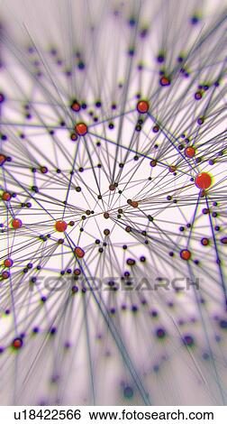 Stock Photograph - Network, abstract illustration. Fotosearch