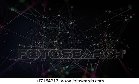 Stock Image - Network, illustration. Fotosearch