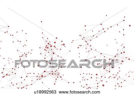 Stock Image - Network, illustration. Fotosearch