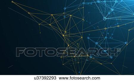 Stock Image - Network, illustration. Fotosearch