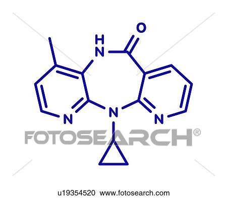 Nevirapine HIV drug, molecular model View Large Photo Image Stock Image - Nevirapine HIV drug, molecular model. Fotosearch
