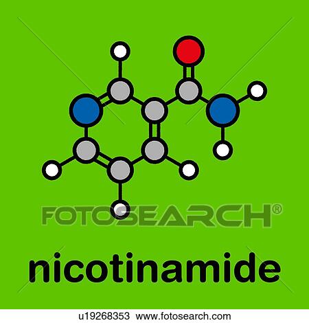 Nicotinamide drug and vitamin, molecular model View Large Photo Image Stock Image - Nicotinamide drug and vitamin, molecular model. Fotosearch