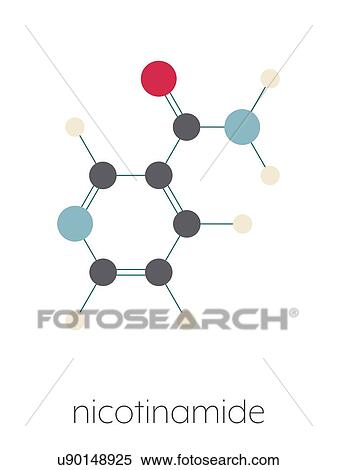 Nicotinamide drug and vitamin, molecular model View Large Photo Image Stock Photography - Nicotinamide drug and vitamin, molecular model. Fotosearch