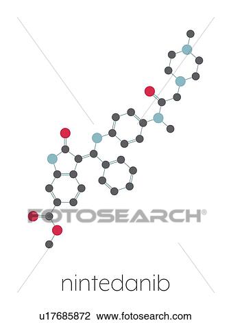 Nintedanib cancer drug, molecular model View Large Photo Image Stock Image - Nintedanib cancer drug, molecular model. Fotosearch
