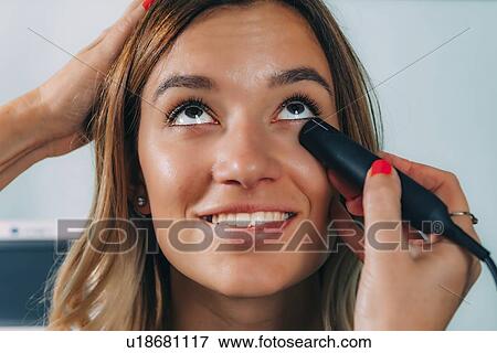 Stock Photo - Ocular ultrasound scan. Fotosearch