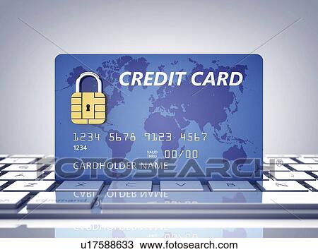 Stock Image - Online banking security, conceptual illustration. Fotosearch