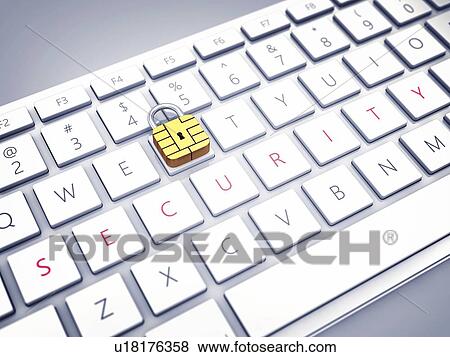 Stock Photo - Online banking security, conceptual illustration. Fotosearch