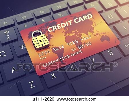 Stock Photograph - Online banking security, conceptual illustration. Fotosearch