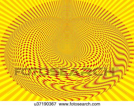 Stock Photo - Op art, illustration. Fotosearch