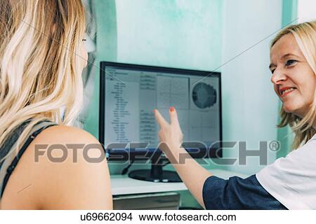 Picture - Ophthalmology consultation. Fotosearch