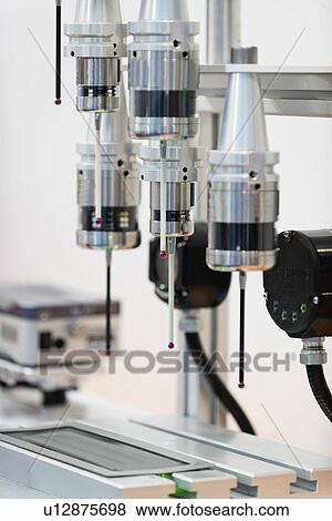 Stock Photo - Optical probing systems for CNC machine tools. Fotosearch