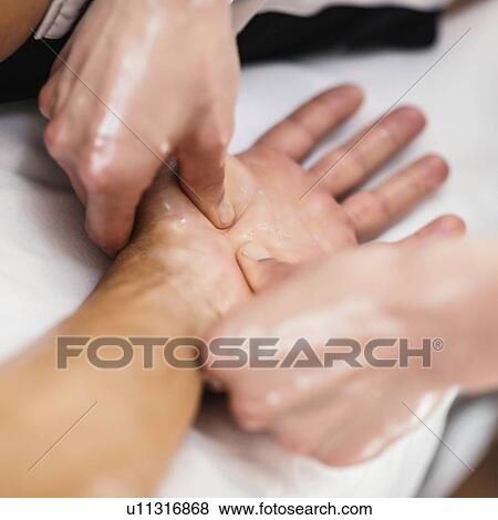 Stock Photo - Palm massage. Fotosearch