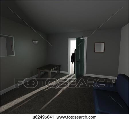 Stock Image - Paranoia, coneptual illustration. Fotosearch