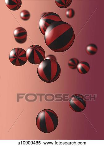 Stock Photography - Patterned spheres, illustration. Fotosearch