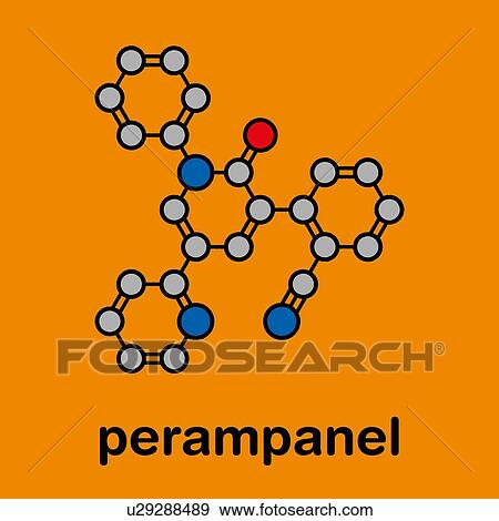 Perampanel epilepsy drug, molecular model View Large Photo Image Stock Photo - Perampanel epilepsy drug, molecular model. Fotosearch