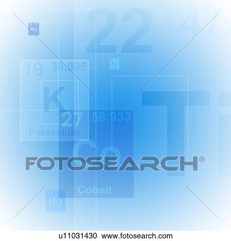 Stock Image - Periodic table, illustration. Fotosearch