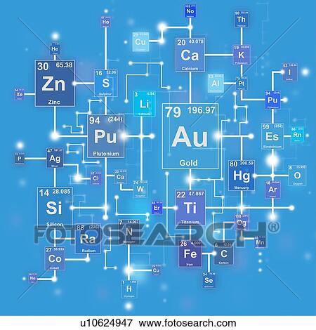 Stock Photo - Periodic table, illustration. Fotosearch