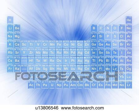 Periodic table, illustration View Large Photo Image Stock Photograph - Periodic table, illustration. Fotosearch