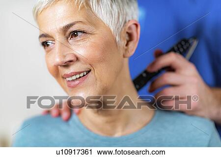 Physiotherapy laser treatment View Large Photo Image Stock Image - Physiotherapy laser treatment. Fotosearch