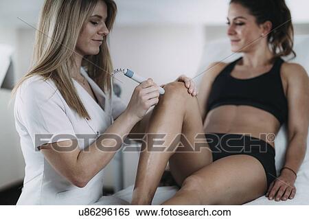 Physiotherapy laser treatment View Large Photo Image Stock Photography - Physiotherapy laser treatment. Fotosearch