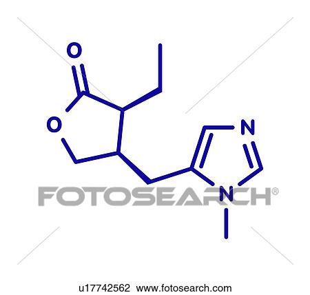 Pilocarpine alkaloid drug, molecular model View Large Photo Image Stock Image - Pilocarpine alkaloid drug, molecular model. Fotosearch