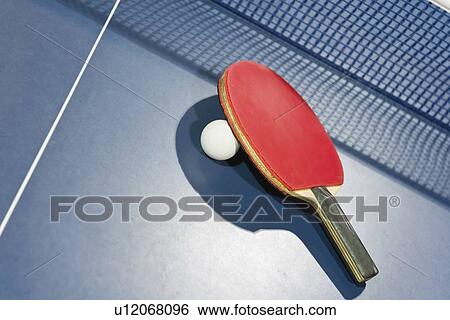 Ping pong ball and bat View Large Photo Image Stock Photograph - Ping pong ball and bat. Fotosearch