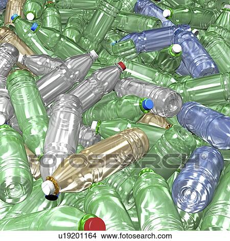Plastic bottles, illustration View Large Photo Image Picture - Plastic bottles, illustration. Fotosearch