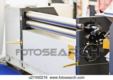 Plate bending machine View Large Photo Image Stock Photograph - Plate bending machine. Fotosearch