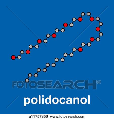 Polidocanol sclerosant drug, molecular model View Large Photo Image Stock Photograph - Polidocanol sclerosant drug, molecular model. Fotosearch