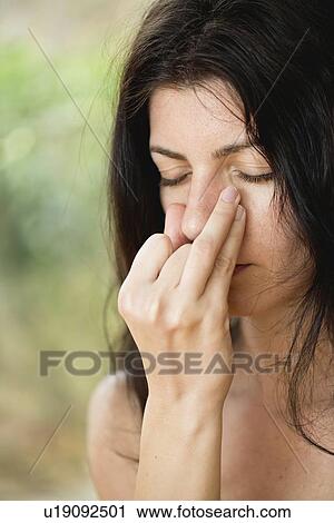 Pranayama yogic breathing View Large Photo Image Stock Image - Pranayama yogic breathing. Fotosearch