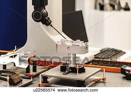 Picture - Precision measuring machine. Fotosearch