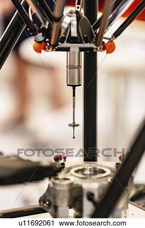 Stock Image - Precision measuring machine. Fotosearch
