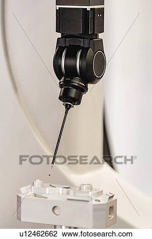 Stock Image - Precision measuring machine. Fotosearch
