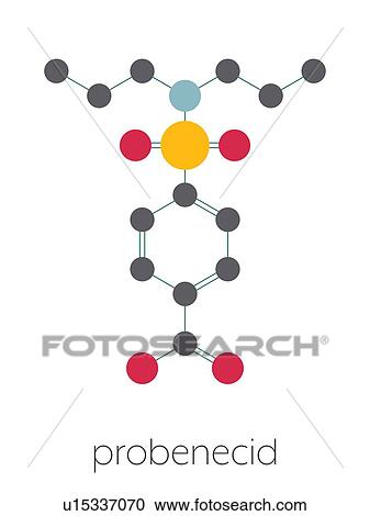 Probenecid gout drug, molecular model View Large Photo Image Stock Image - Probenecid gout drug, molecular model. Fotosearch