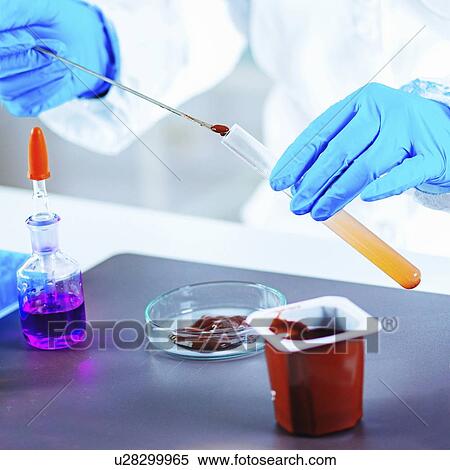 Quality control of chocolate pudding View Large Photo Image Stock Photography - Quality control of chocolate pudding. Fotosearch