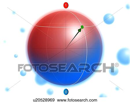 Stock Photo - Qubit, illustration. Fotosearch