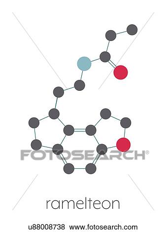 Ramelteon insomnia drug, molecular model View Large Photo Image Stock Photo - Ramelteon insomnia drug, molecular model. Fotosearch