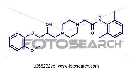 Ranolazine antianginal drug, molecular model View Large Photo Image Stock Photography - Ranolazine antianginal drug, molecular model. Fotosearch