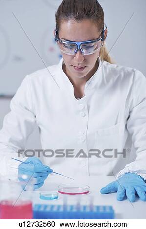 Researcher working in laboratory View Large Photo Image Stock Image - Researcher working in laboratory. Fotosearch