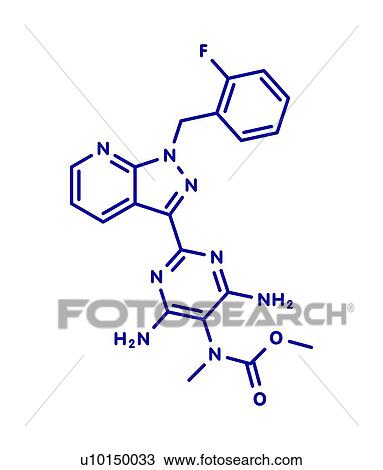 Riociguat pulmonary hypertension drug, molecular model View Large Photo Image Stock Image - Riociguat pulmonary hypertension drug, molecular model. Fotosearch
