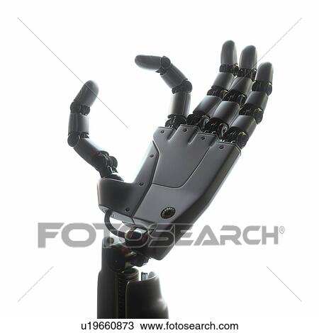 Robotic hand, illustration View Large Photo Image Stock Image - Robotic hand, illustration. Fotosearch