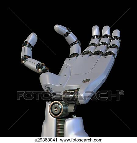 Robotic hand, illustration View Large Photo Image Stock Image - Robotic hand, illustration. Fotosearch