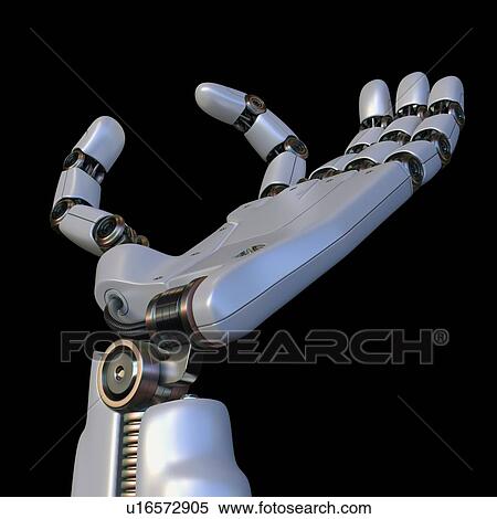 Robotic hand, illustration View Large Photo Image Stock Photography - Robotic hand, illustration. Fotosearch
