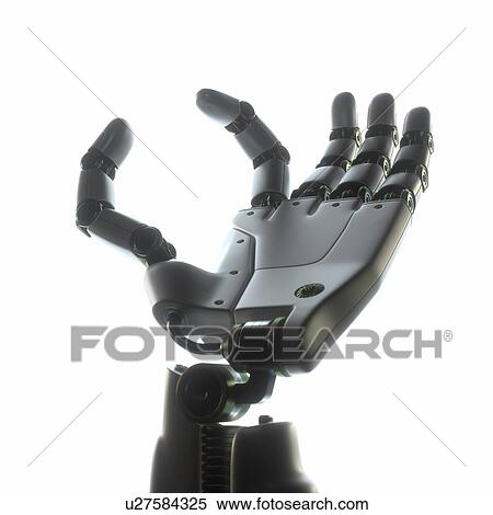 Stock Photography - Robotic hand, illustration. Fotosearch