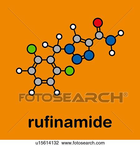 Rufinamide seizure drug, molecular model View Large Photo Image Stock Image - Rufinamide seizure drug, molecular model. Fotosearch