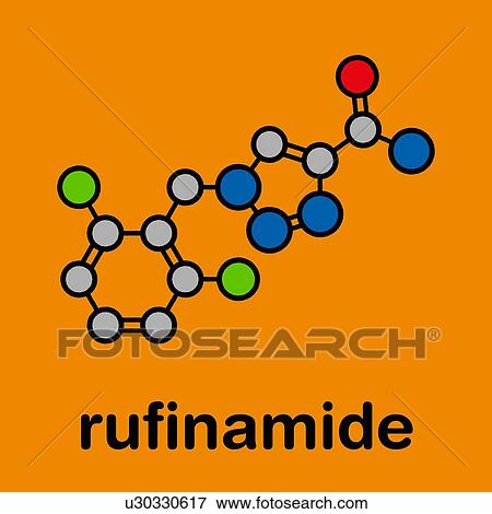 Rufinamide seizure drug, molecular model View Large Photo Image Stock Photo - Rufinamide seizure drug, molecular model. Fotosearch