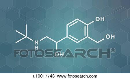 Salbutamol asthma drug, molecular model View Large Photo Image Stock Image - Salbutamol asthma drug, molecular model. Fotosearch