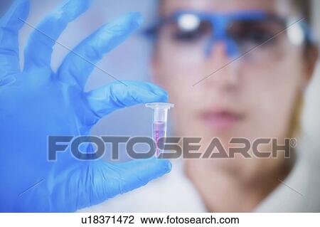 Stock Image - Scientific research. Fotosearch