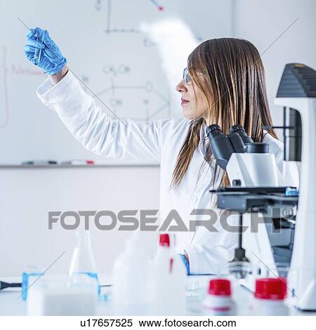 Stock Photography - Scientific research. Fotosearch