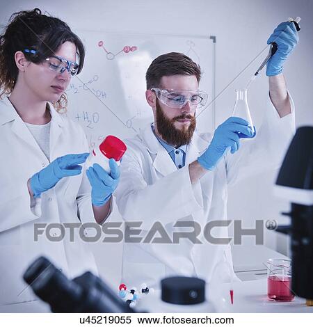 Stock Photography - Scientific research. Fotosearch